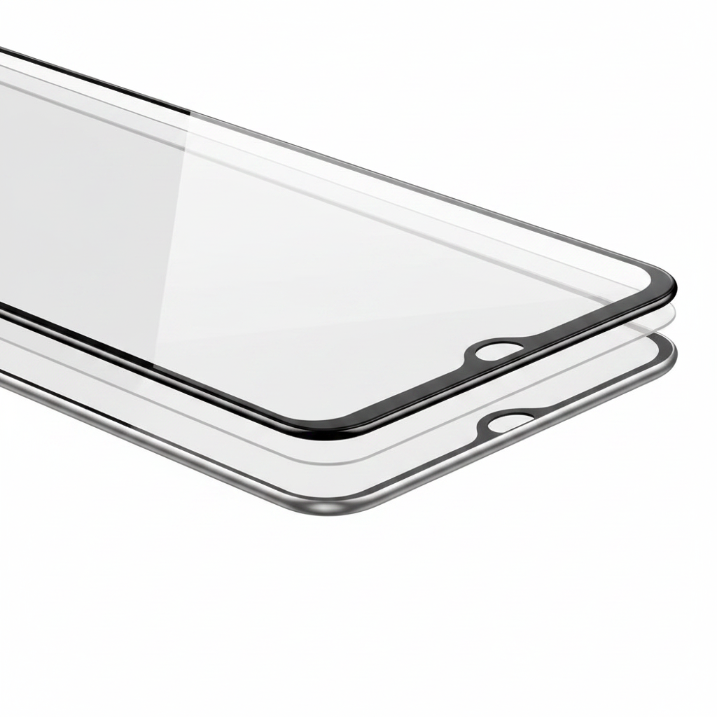 anco Hybrid Glass 8H – Detailansicht 0,19mm Kante flexible PET-Schicht