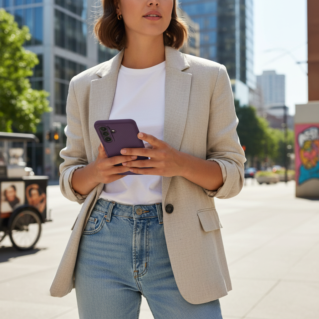anco Carbon Look Case Samsung Galaxy A57 5G – Lifestyle