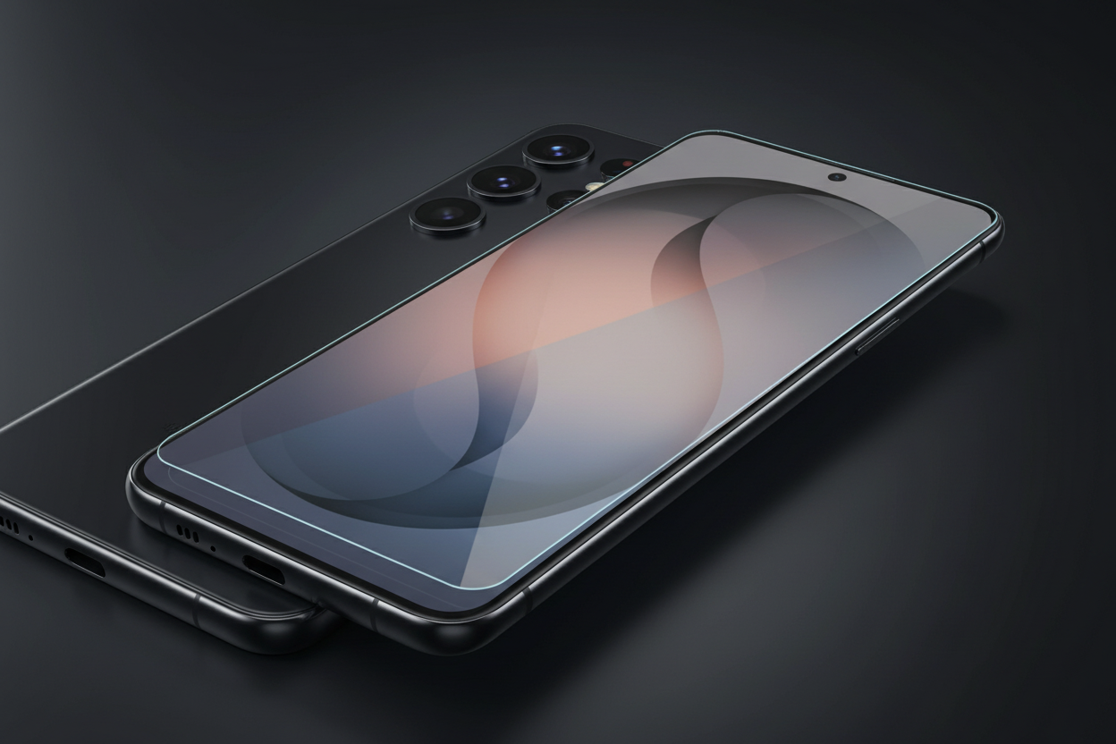 Mobeen Tempered Glass S26 Ultra - Schrägansicht