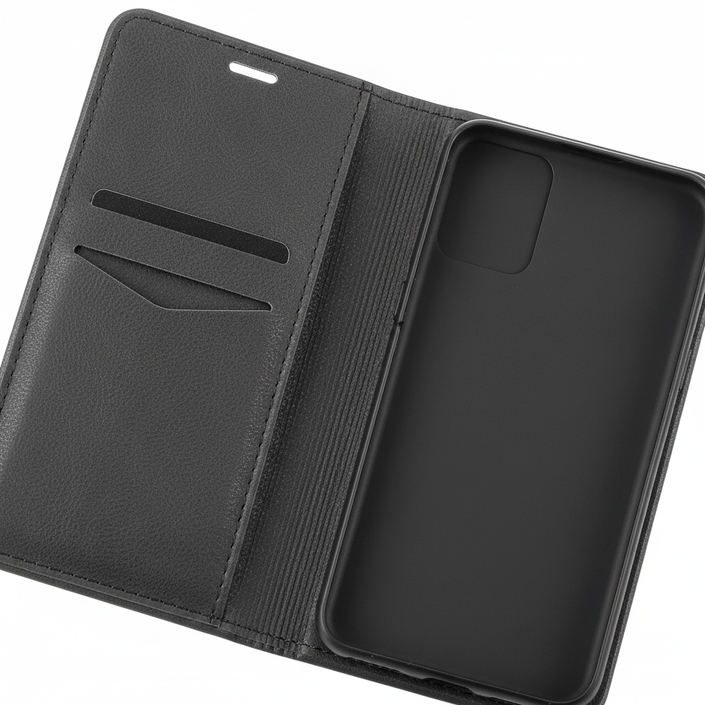 Mobeen Flip Cover Samsung Galaxy A26 5G – Detailansicht Kartenfach aufgeklappt