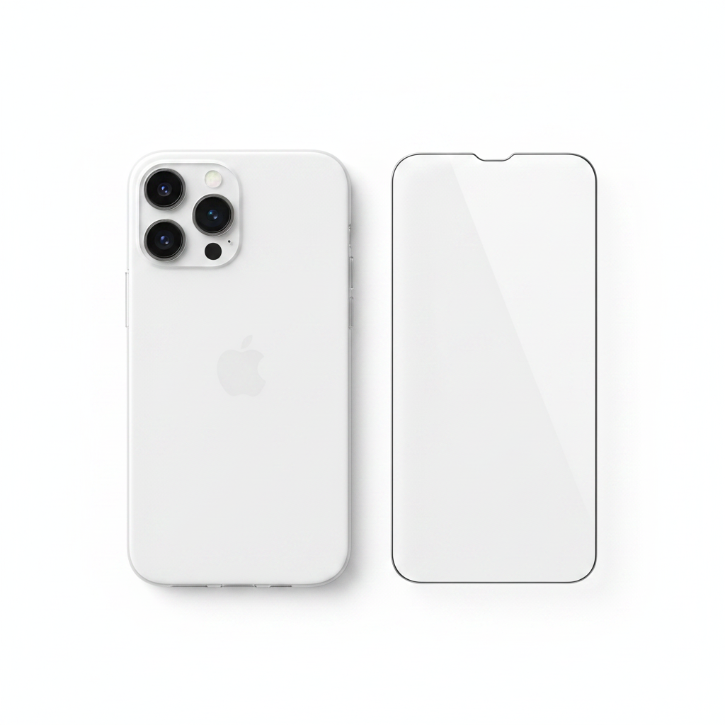 anco Super Slim Case iPhone 14 Pro Bundle mit Schutzglas