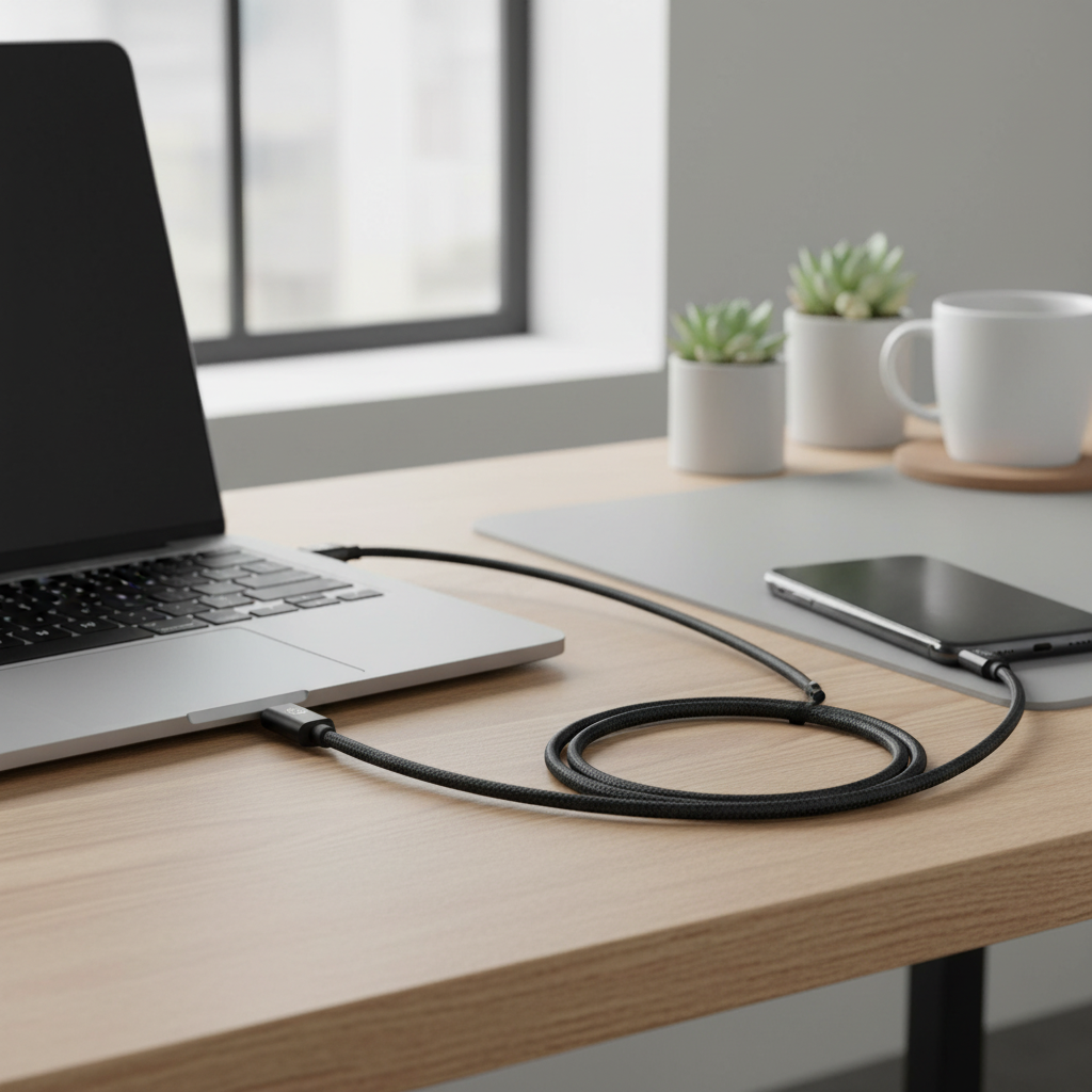 anco USB-C Kabel – Lifestyle Schreibtisch
