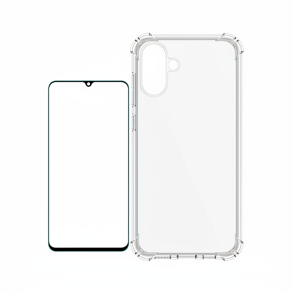anco Protect Case Galaxy A17 – Bundle mit Panzerglas
