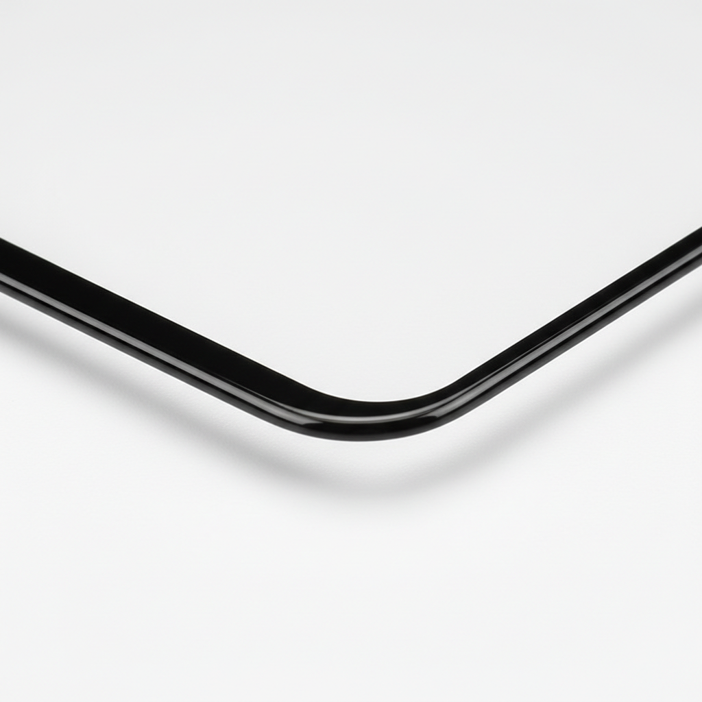 okkes Panzerglas 3D Galaxy A35 5G – Detailansicht 0,3 mm Profil und polierte Kanten