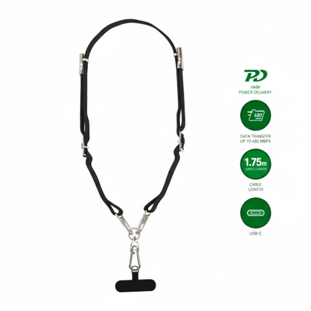 4smarts USB-C Handykette PowrCord – Produktfoto