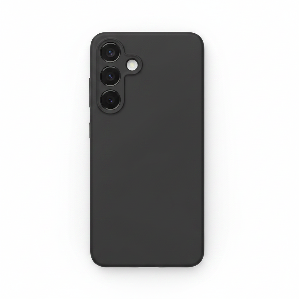 anco Dark Case Samsung Galaxy S25 FE Schwarz – Hülle pur ohne Verpackung