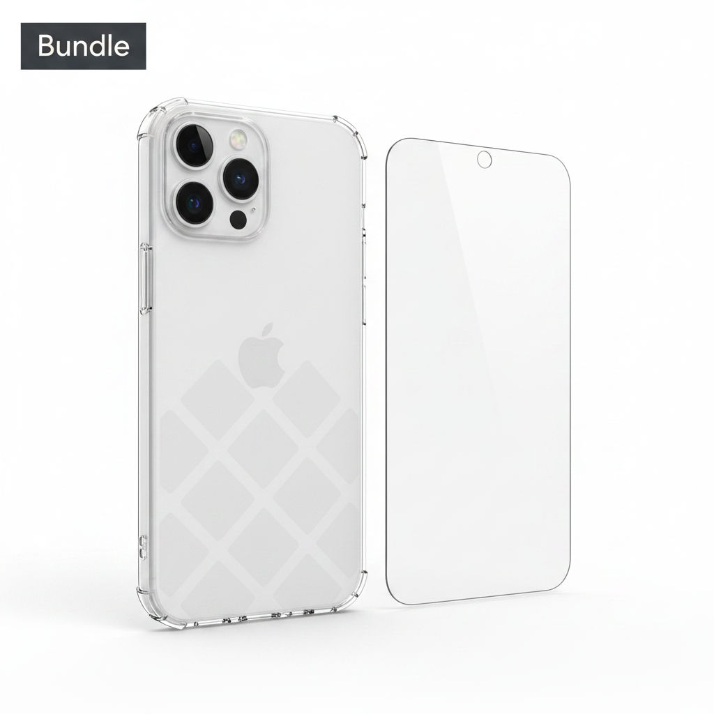 anco Protect Case iPhone 15 Bundle mit Panzerglas