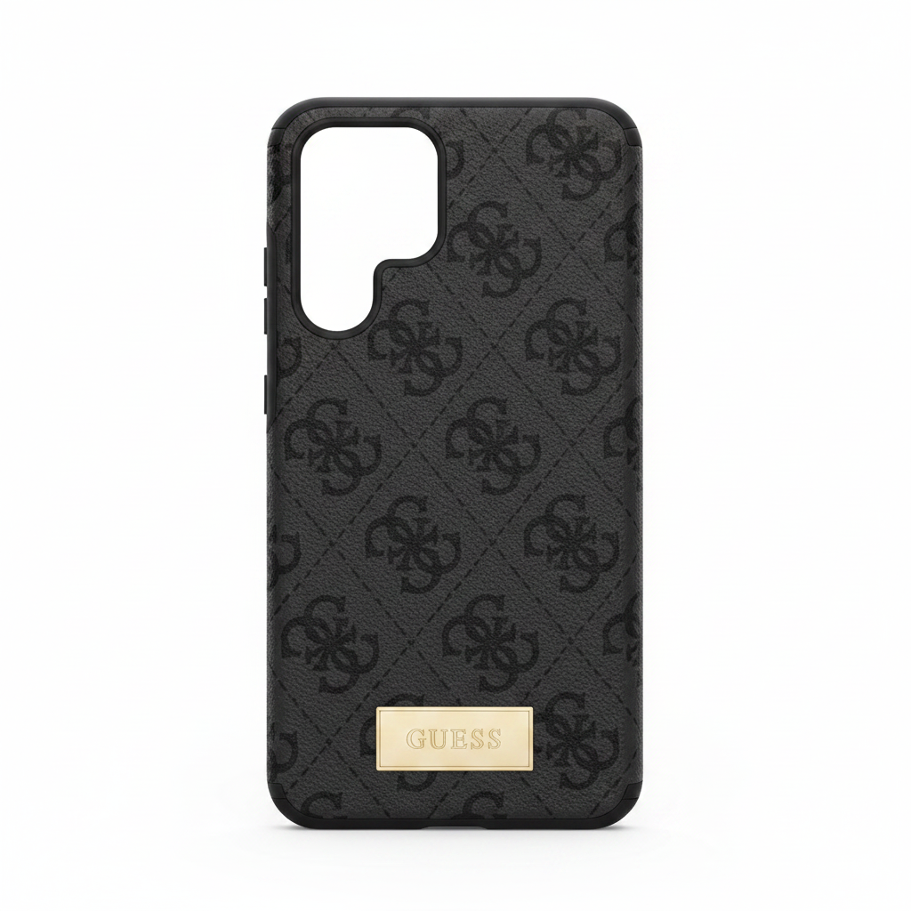 Guess 4G Charms Saffiano Case Galaxy S24 Ultra – Rückansicht