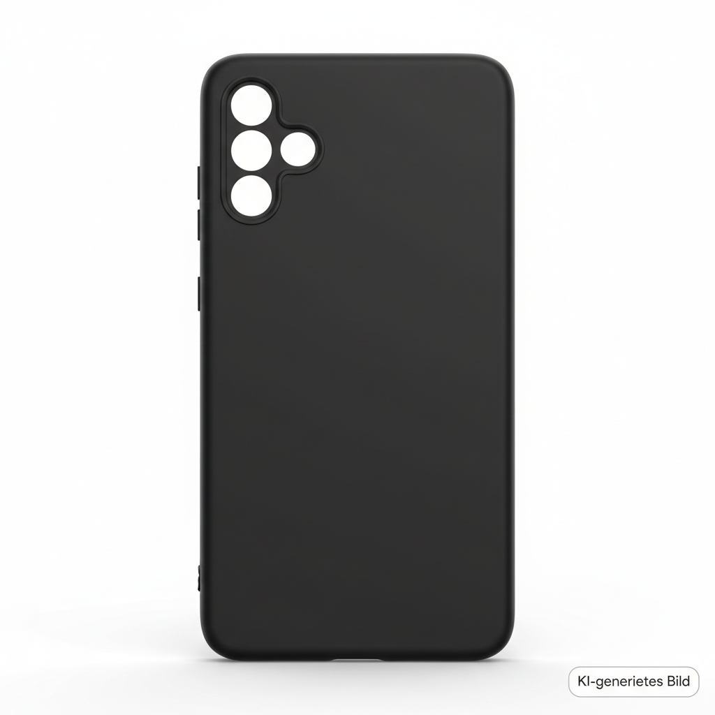 okkes TPU Slim Case Samsung Galaxy A17 5G Schwarz – Freisteller | KI-generiertes Bild