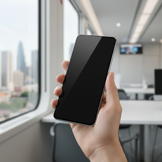 anco Privacy Panzerglas Samsung Galaxy S25 Edge – Lifestyle