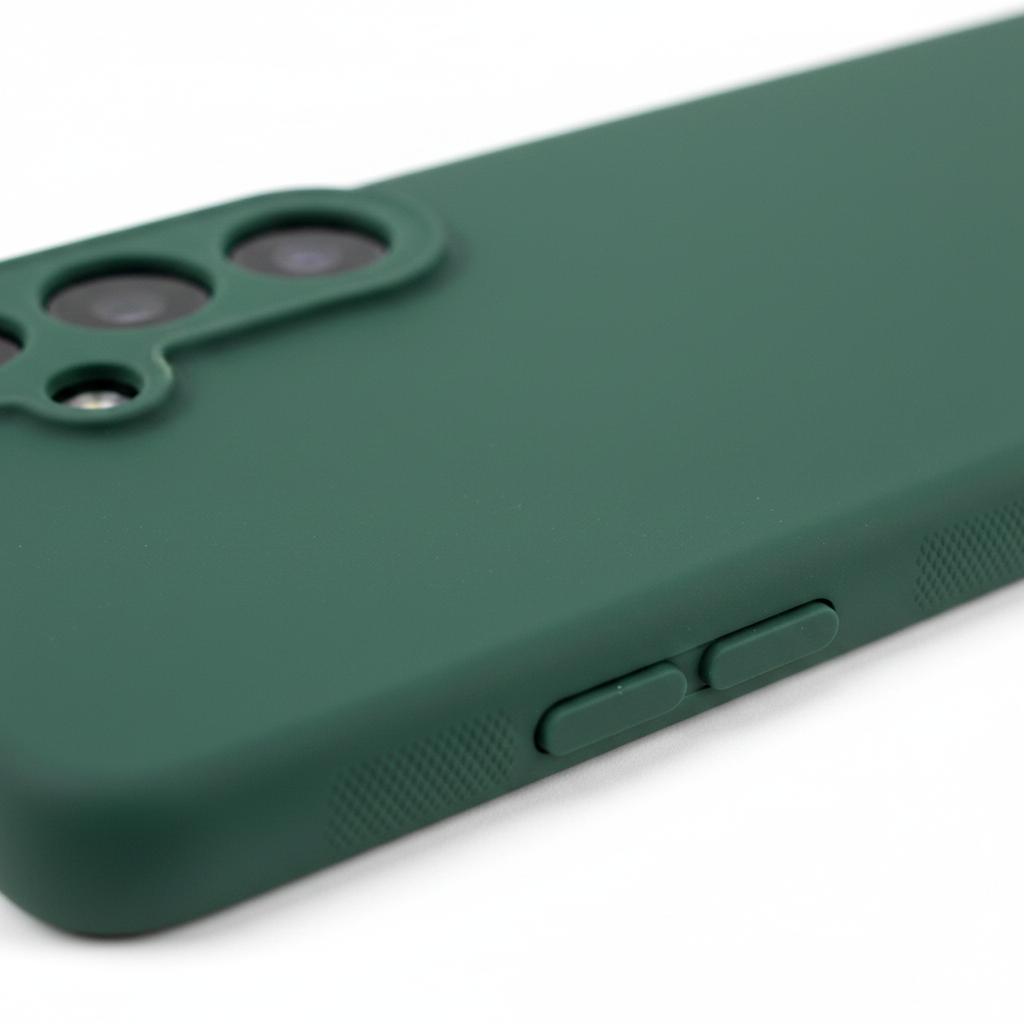 anco TPU Case S26+ – Detailansicht matte Anti-Fingerprint-Textur Kameraausschnitt