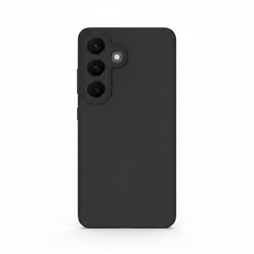 anco Dark Case Samsung Galaxy S26 – Frontansicht Schwarz Matt ohne Verpackung