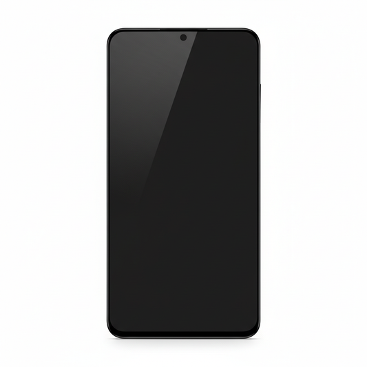 DISPLEX Privacy Glass FC Samsung Galaxy S25 Ultra – Hauptbild schwarzes Schutzglas weißer Hintergrund