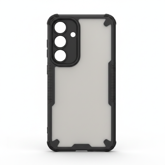 anco Protect Case Samsung Galaxy S25 FE Schwarz Frosted – Hülle pur ohne Verpackung