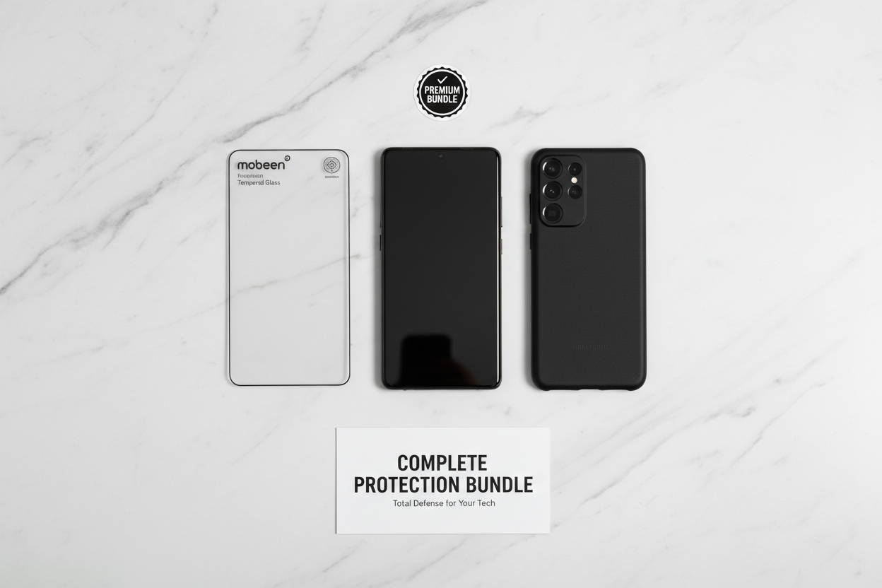 Mobeen Tempered Glass S26 Ultra - Bundle