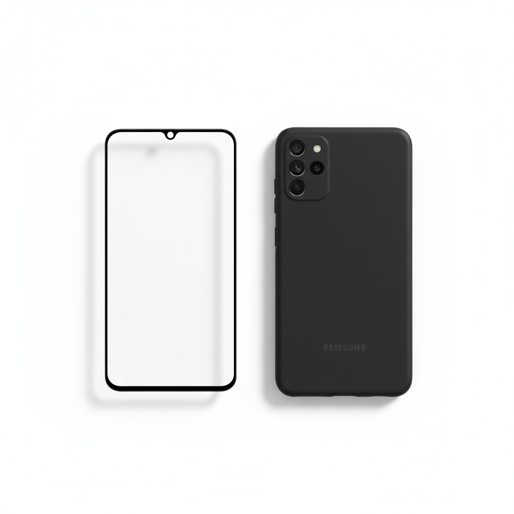 Bundle Samsung Galaxy A26 5G – okkes Panzerglas 3D und Hülle Set