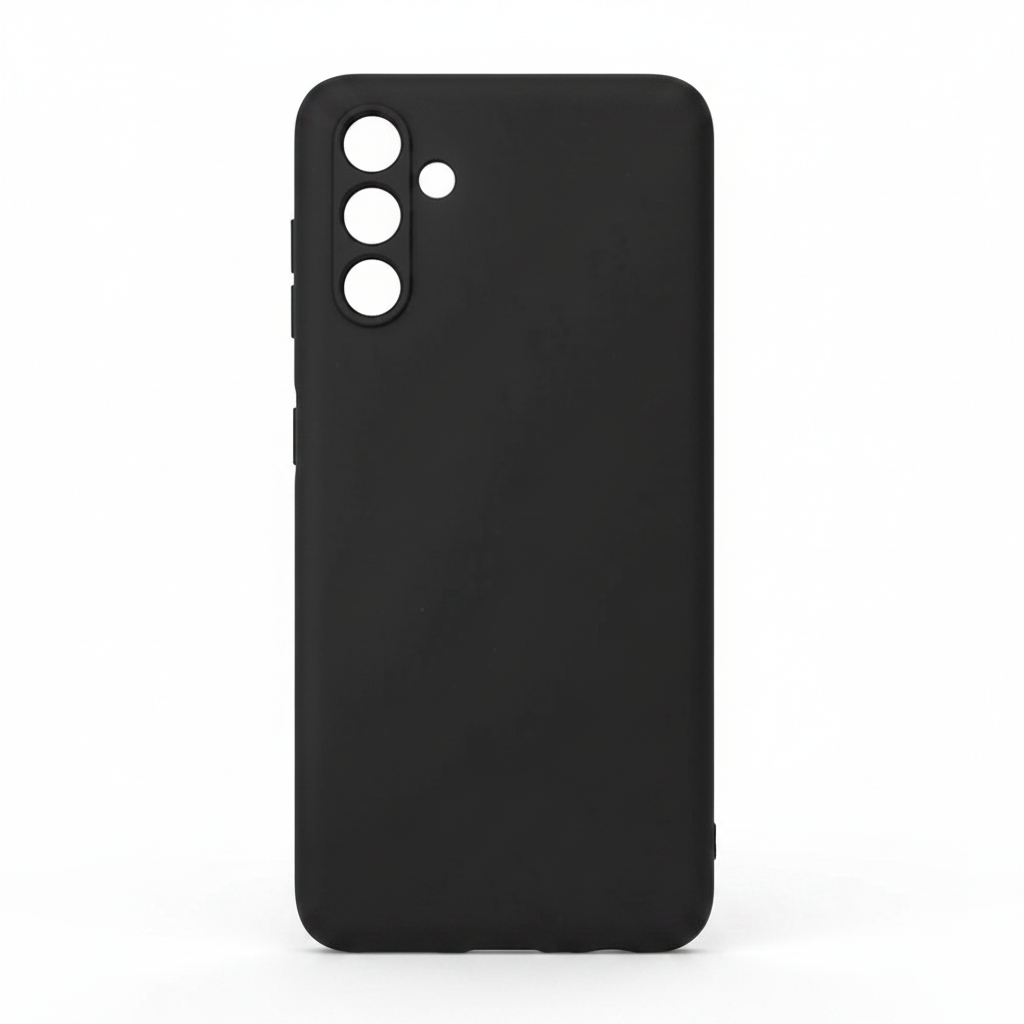 okkes Basic TPU Case Samsung Galaxy S25 Schwarz – Frontansicht ohne Verpackung
