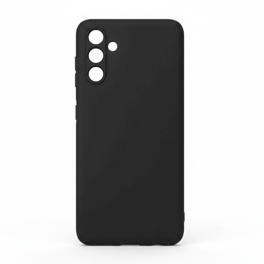 okkes Basic TPU Case Samsung Galaxy S25 Schwarz – Frontansicht ohne Verpackung