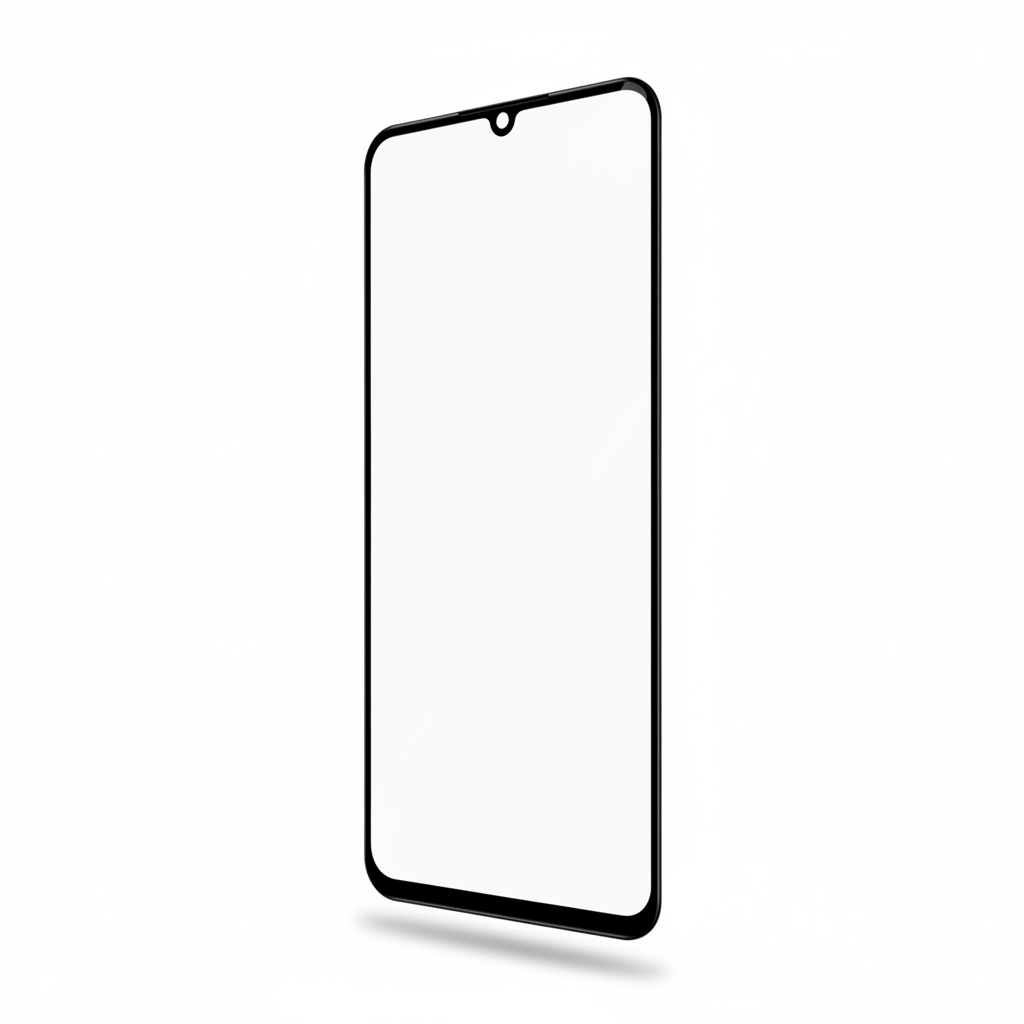 okkes Premium Panzerglas Samsung Galaxy A25 5G – Schrägansicht