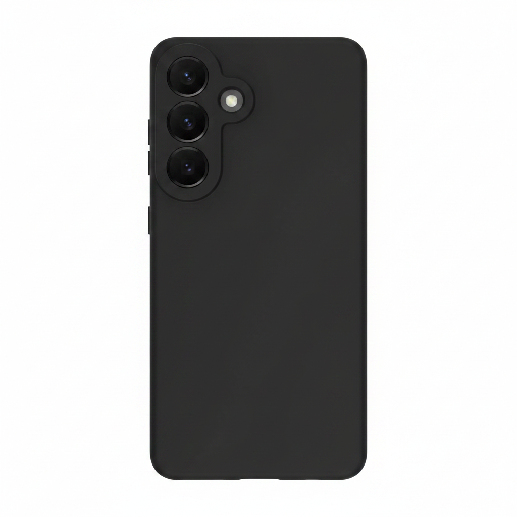 anco Dark Case Samsung Galaxy S26+ – Frontansicht Schwarz Matt ohne Verpackung