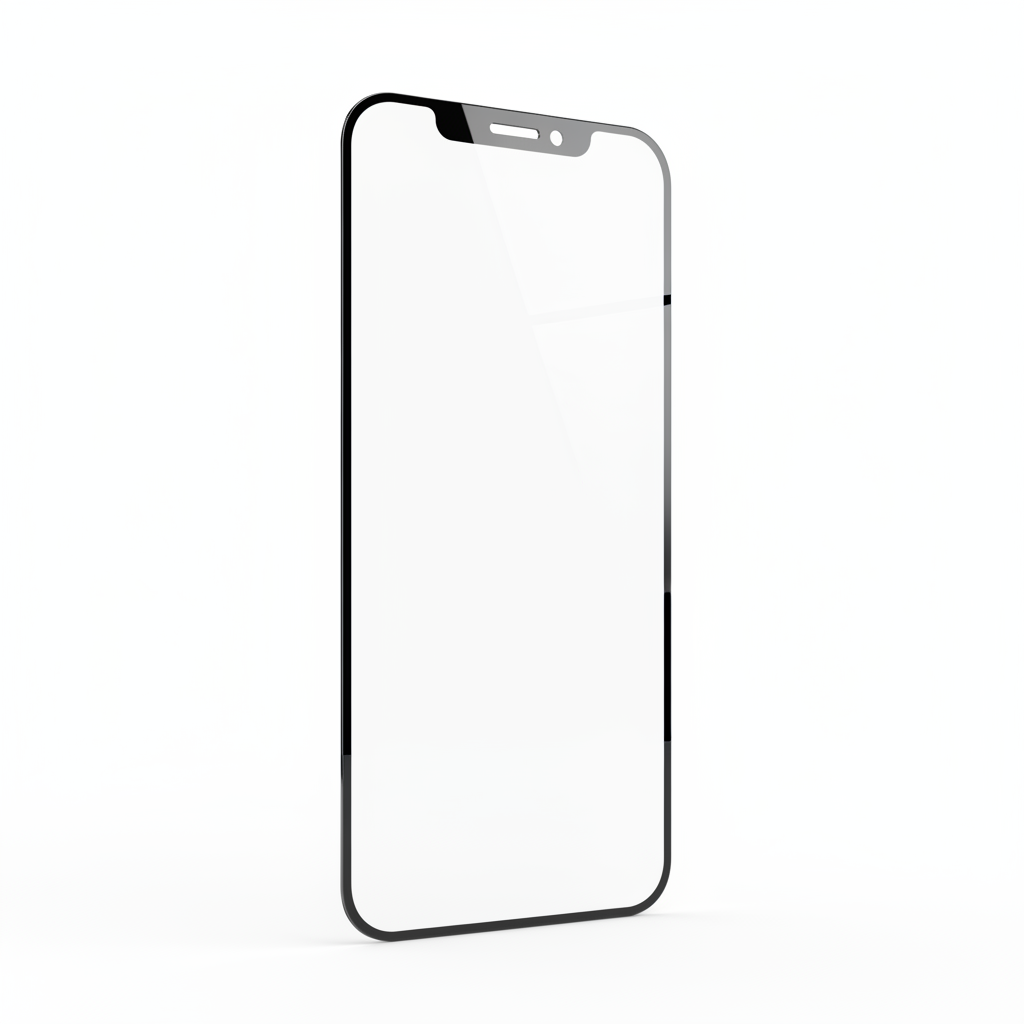 anco Fullscreen Panzerglas Apple iPhone 15 Pro Max – Schrägansicht