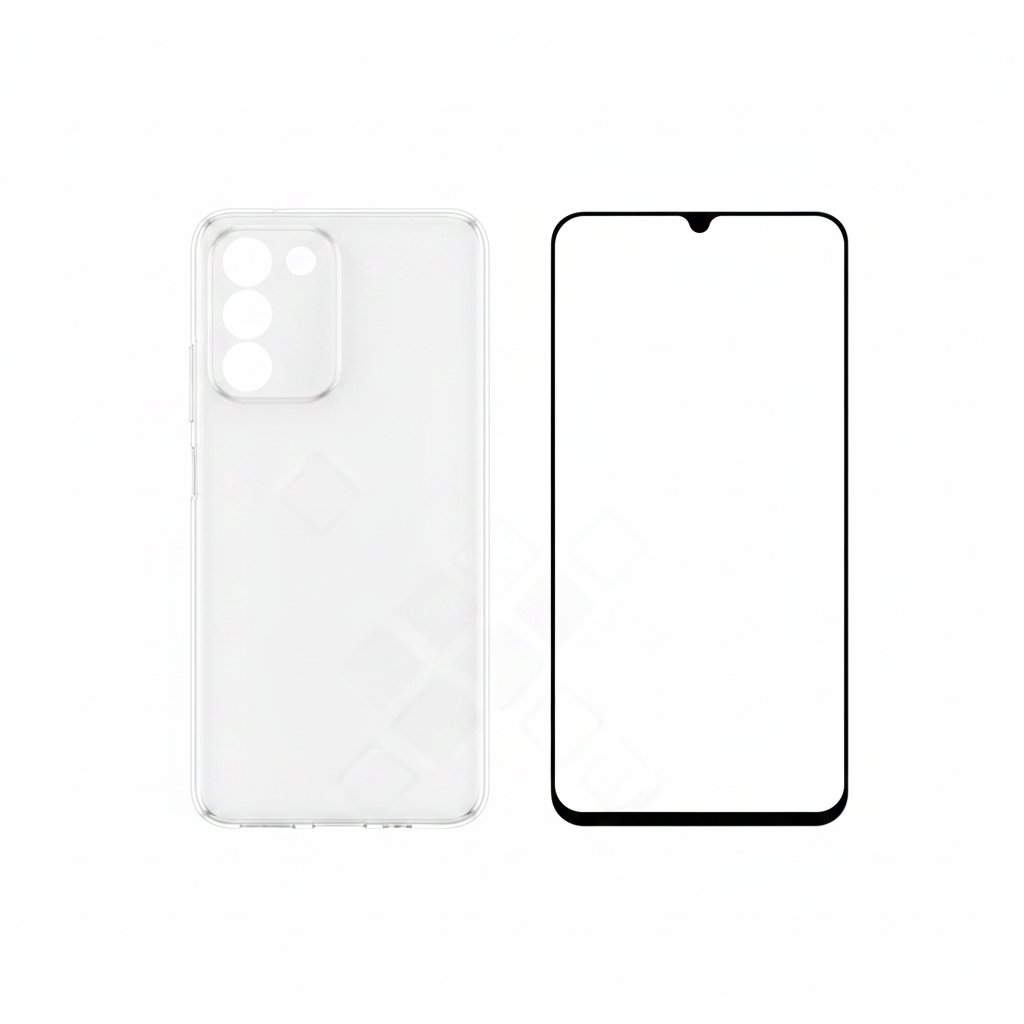 anco Super Slim Case Redmi Note 13 5G Bundle mit Panzerglas