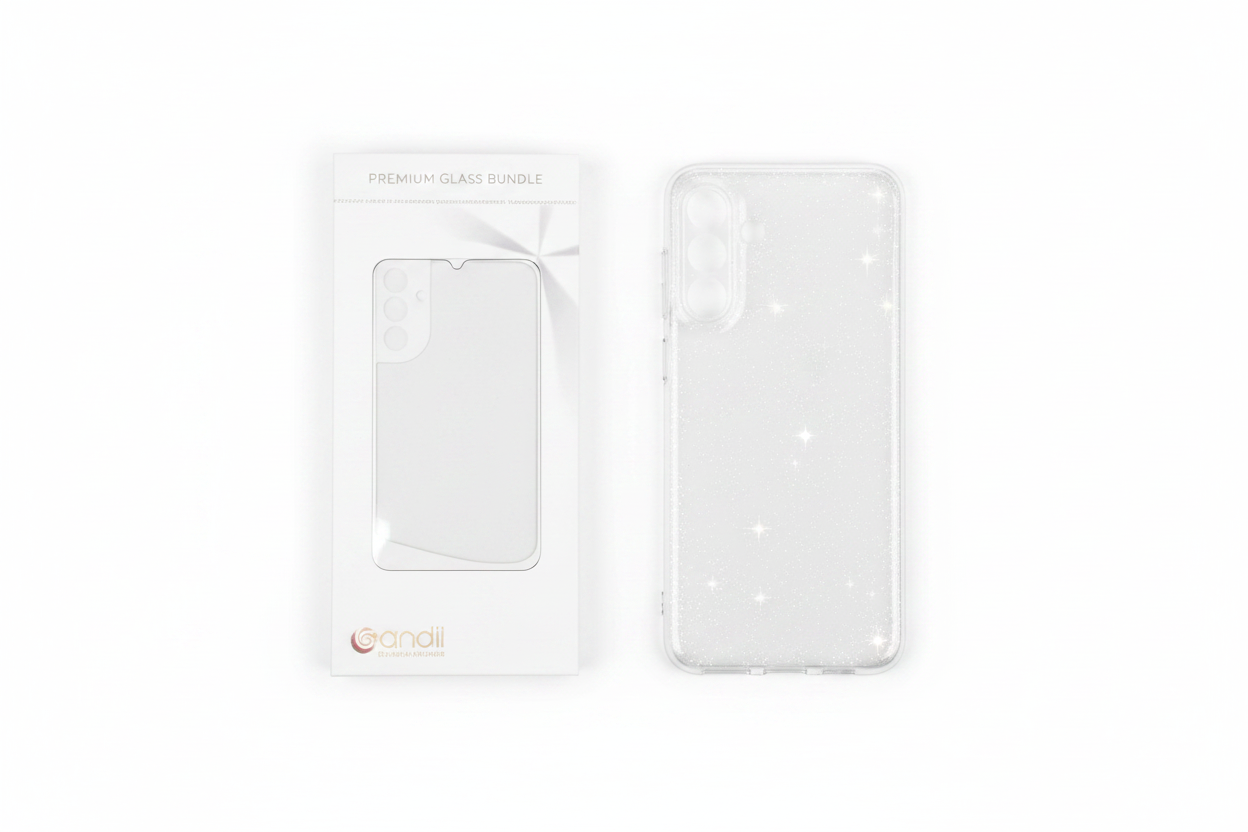 anco Shine Case A57 5G – Bundle mit Panzerglas