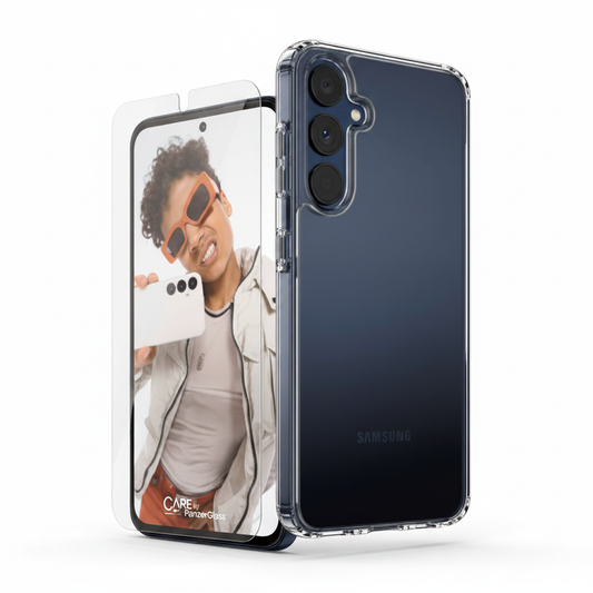 CARE 3-in-1 Schutz Bundle Samsung Galaxy A36 5G – Glas & Hülle