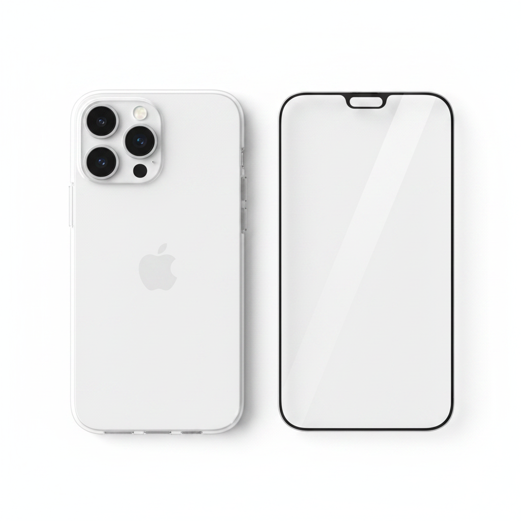 anco Super Slim Case iPhone 14 Pro Max Bundle mit Schutzglas
