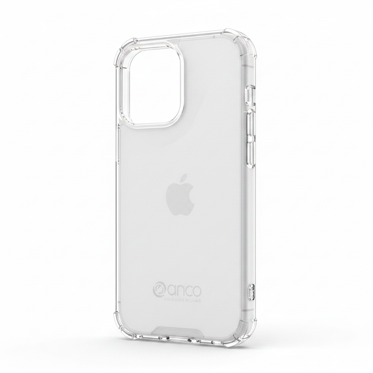Transparente iPhone 15 Pro Hülle – Rückansicht