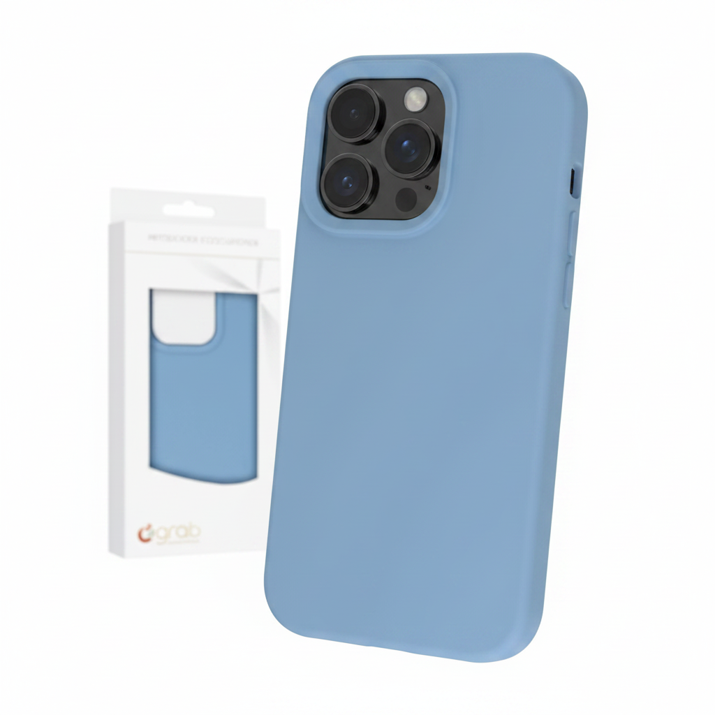 anco Liquid Silicone Case iPhone 16 Pro Schrägansicht