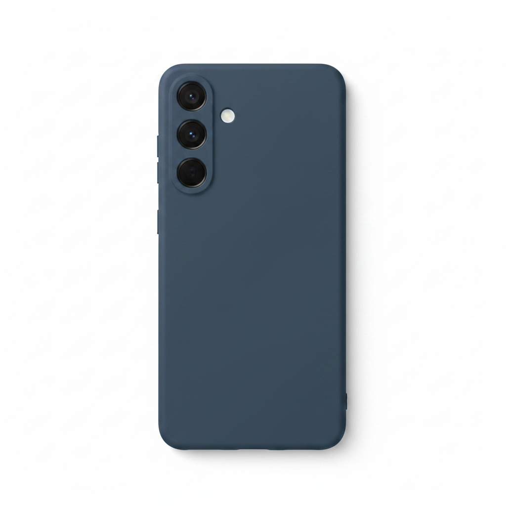 anco Liquid Silicone Case Samsung Galaxy S25 FE Dark Blue – Hülle pur ohne Verpackung