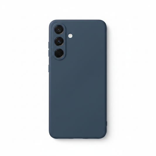 anco Liquid Silicone Case Samsung Galaxy S25 FE Dark Blue – Hülle pur ohne Verpackung