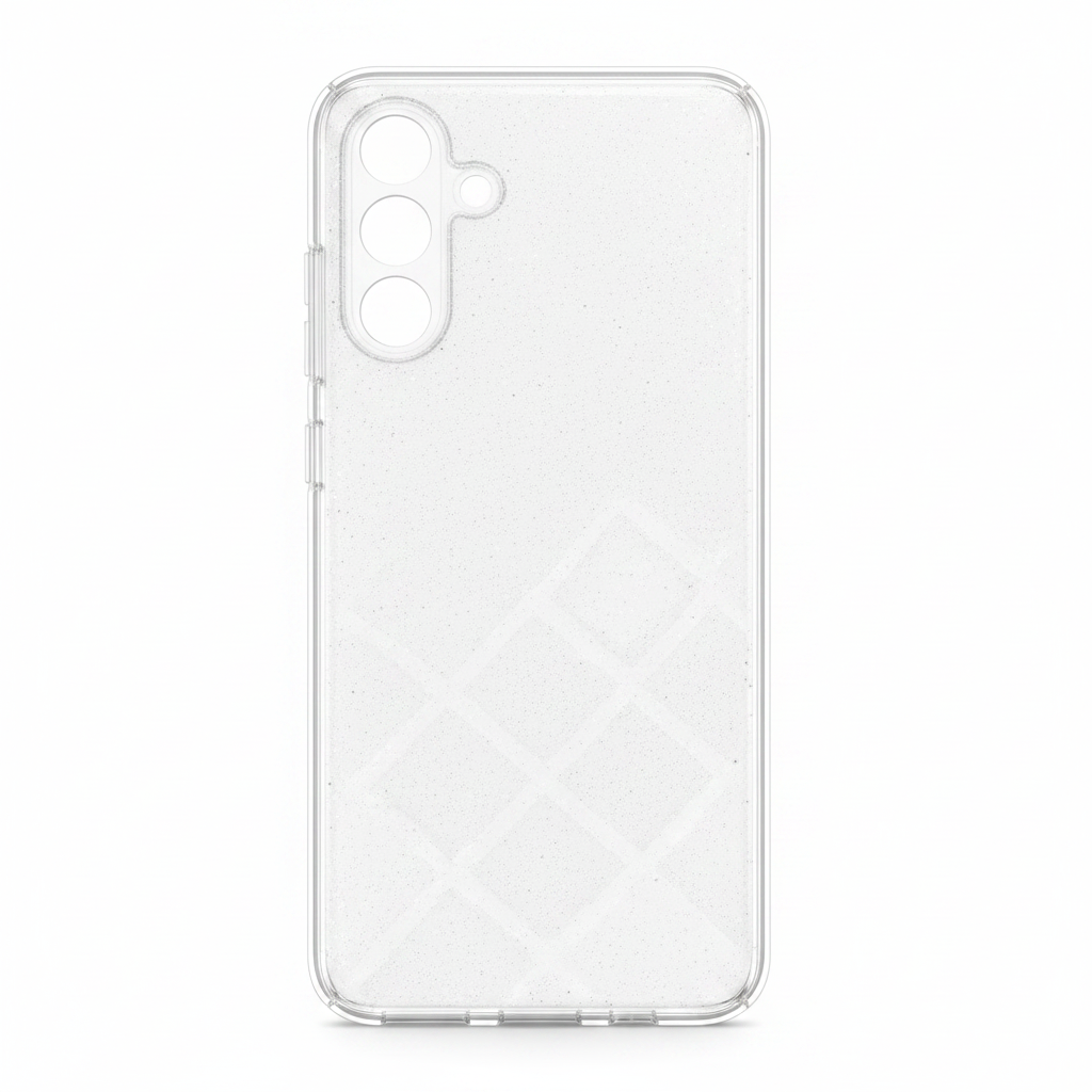 anco Shine Case Samsung Galaxy A36 5G – Hauptbild Frontansicht transparent