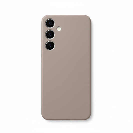 Samsung Galaxy S24+ Vegan Leather Case Taupe – Hauptbild ohne Verpackung