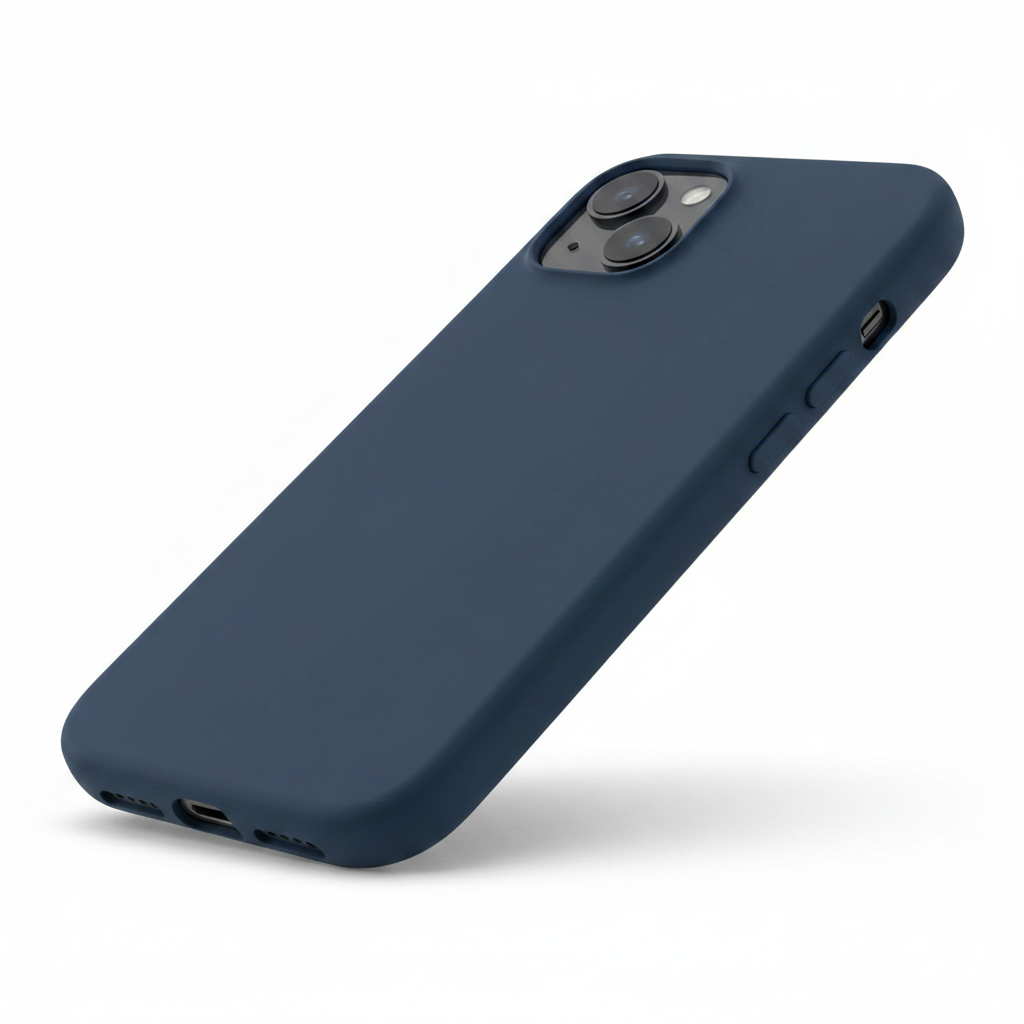 anco Liquid Silicone Case iPhone 14 Plus – Schrägansicht