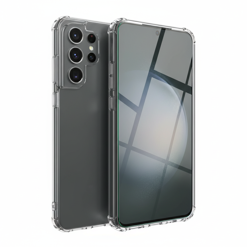 4smarts 360° Schutzset Galaxy S25 Ultra – Smartphone mit Hülle und Panzerglas 360° Schutz