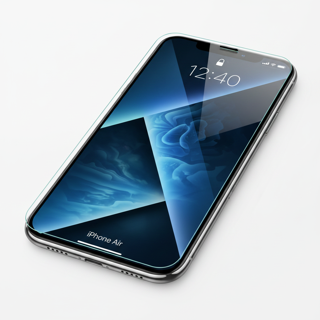 4smarts Second Glass auf iPhone Air