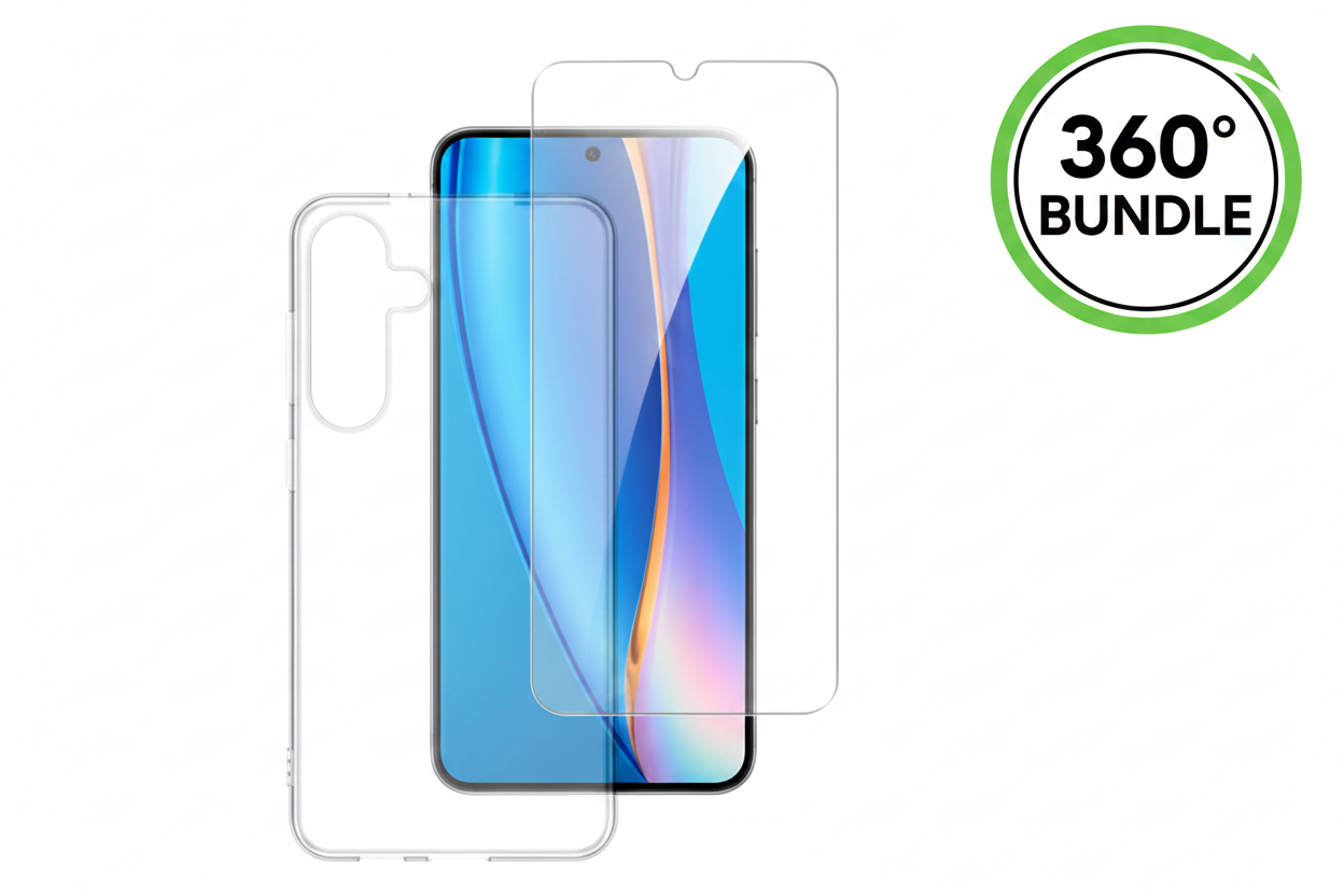 4smarts 360° Bundle Samsung Galaxy S25+ – Hülle + Panzerglas