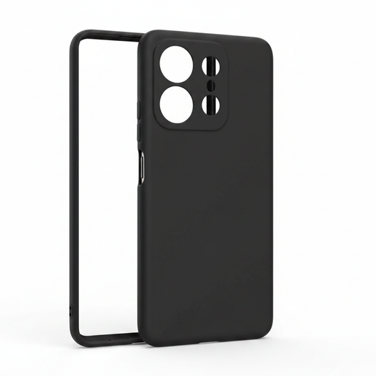 anco Dark Case für Xiaomi Redmi Note 13 5G – Schwarz, Vorderansicht