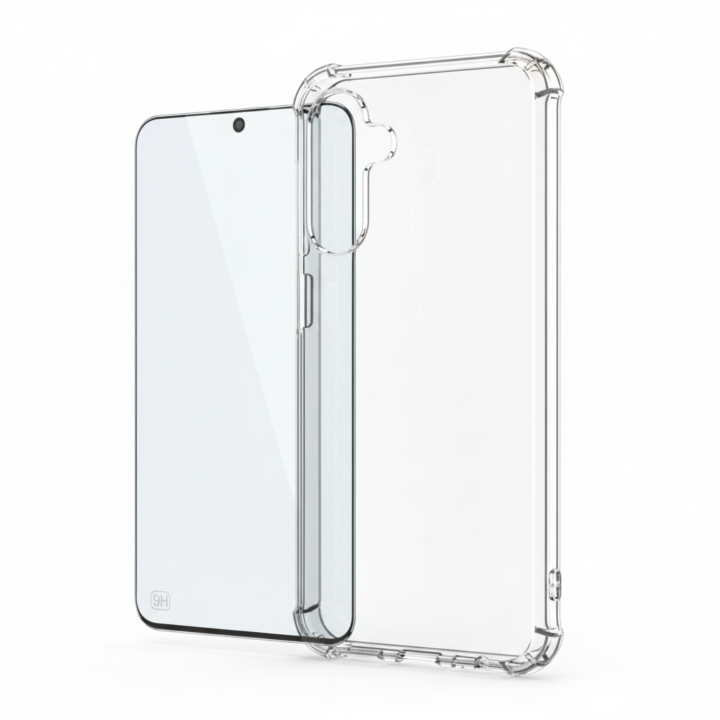 Samsung Galaxy S26 Ultra Schutz Bundle Detailbild Airbag-Ecken