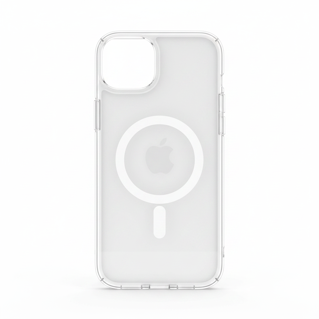 anco Magnetic Case iPhone 15 Plus – Frontansicht Transparent ohne Verpackung