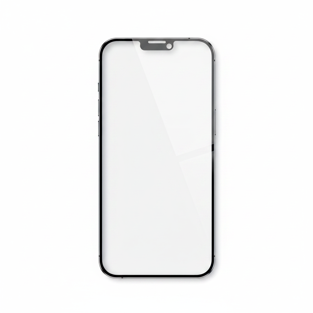 anco Fullscreen Panzerglas Apple iPhone 15 Pro Max – Glas Flat Lay