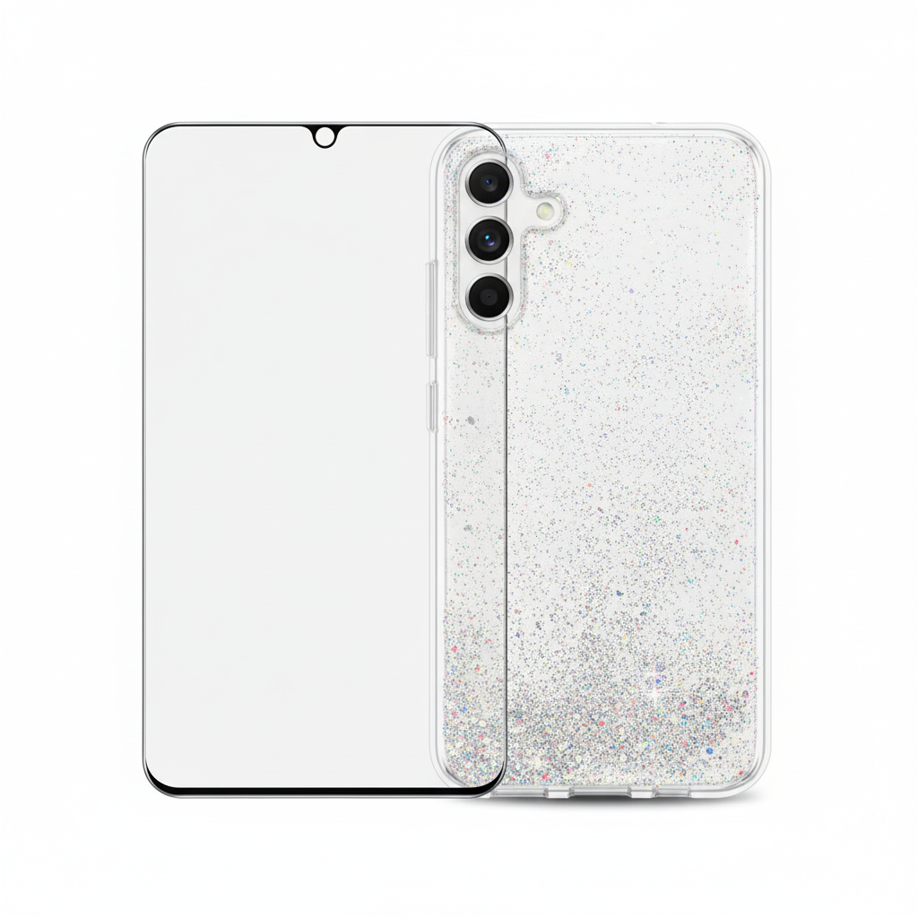 anco Shine Case Galaxy A17 – Bundle mit Panzerglas