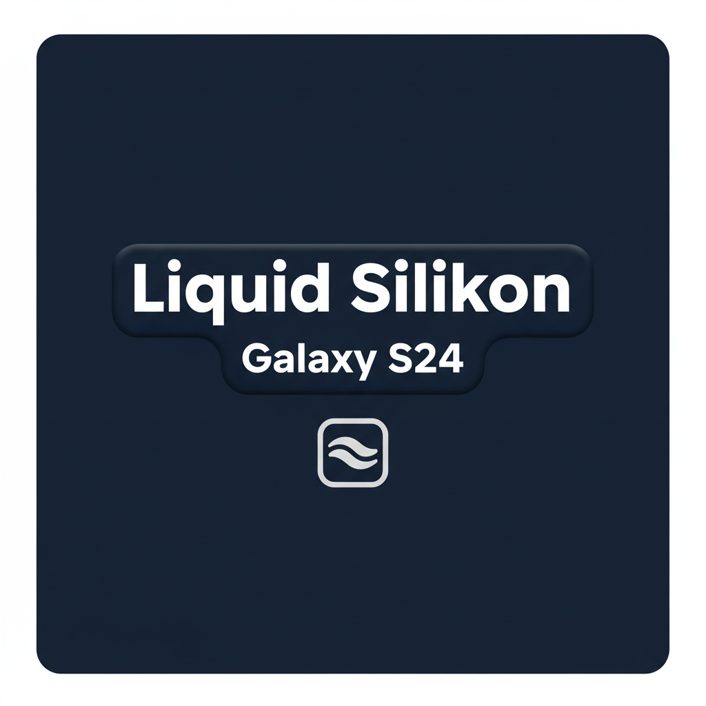Badge: Liquid Silikon passgenau für Samsung Galaxy S24