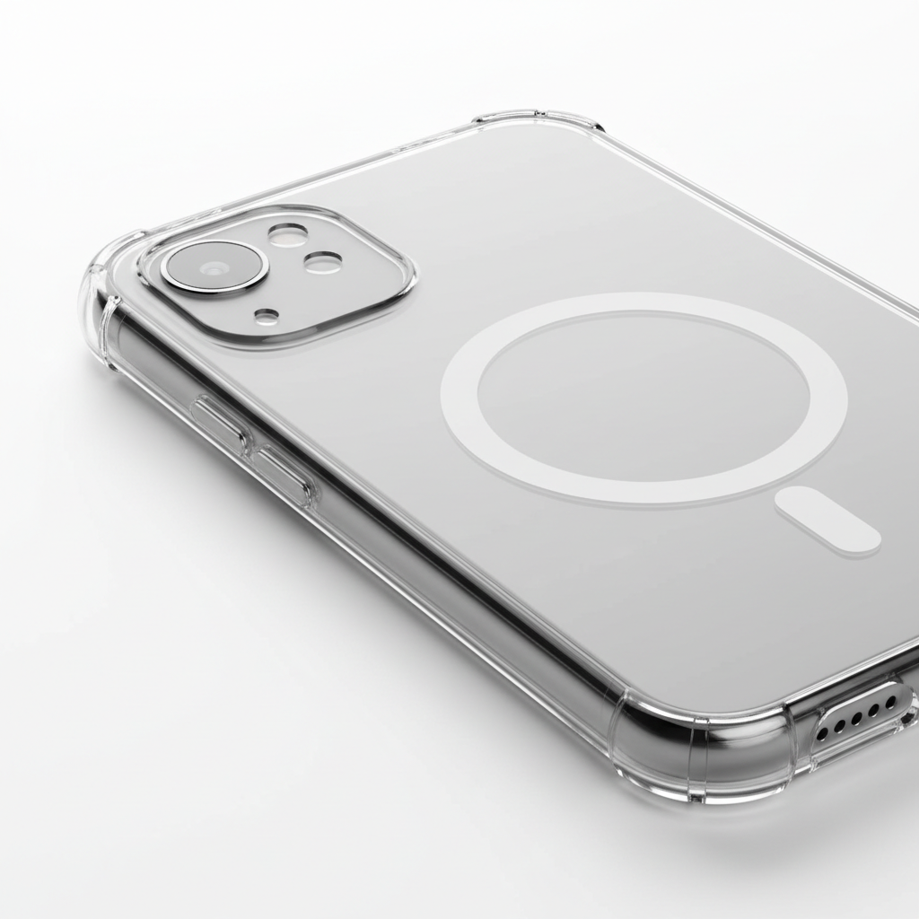 4smarts Hybrid Case Ibiza iPhone Air – MagSafe Detail transparent