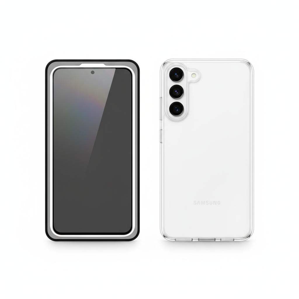 Bundle – Privacy Glass und Hülle für Samsung Galaxy S25 Ultra