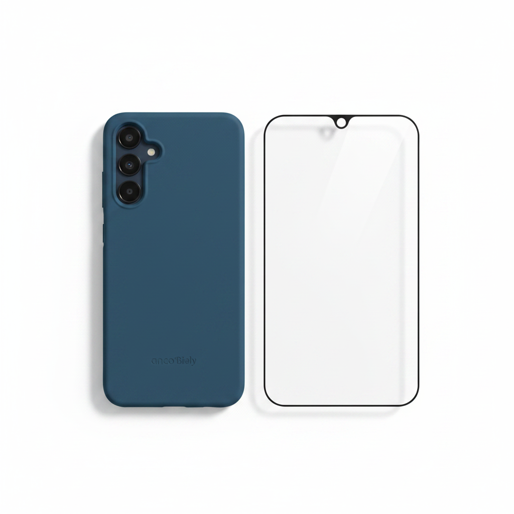 anco Bioly Case Samsung Galaxy A25 5G – Bundle mit Panzerglas