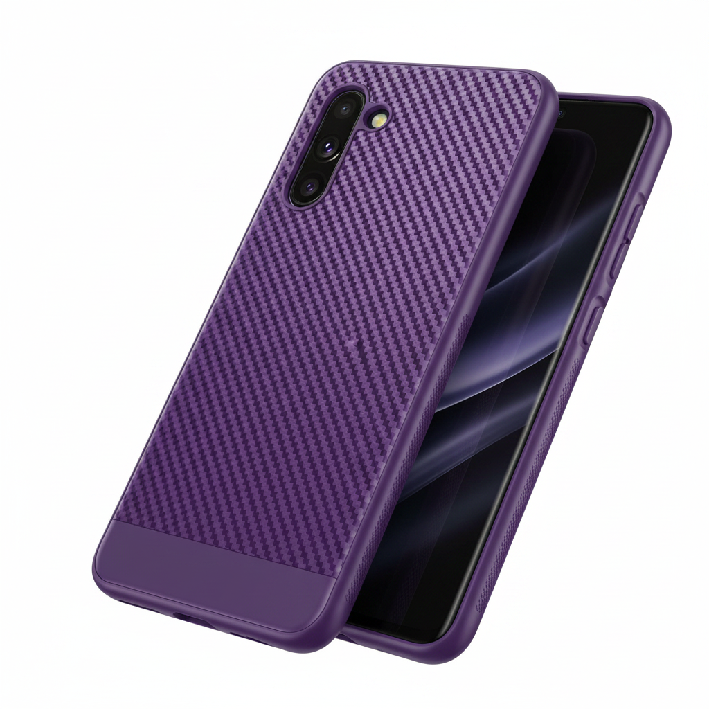 anco Carbon Look Case Samsung Galaxy A57 5G – Schrägansicht
