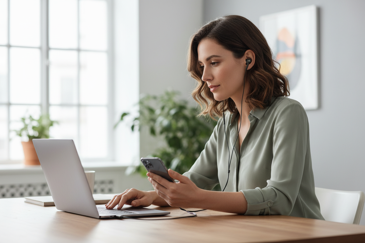 Xiaomi USB-C Headset – Lifestyle getragen